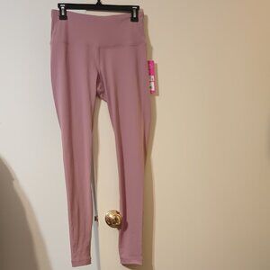 NWT~ Yogalicious' Dusty Rose Colored Ultra Soft Lightweight Leggings, Sz. Medium